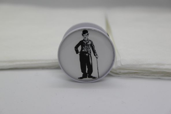 Bastonlu Charlie Chaplin Temalı Yeni Nesil Telefon Tutucu