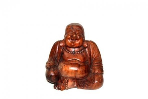 Dekoratif Gülen Oturan Buda Meditasyon Heykeli Hediyelik