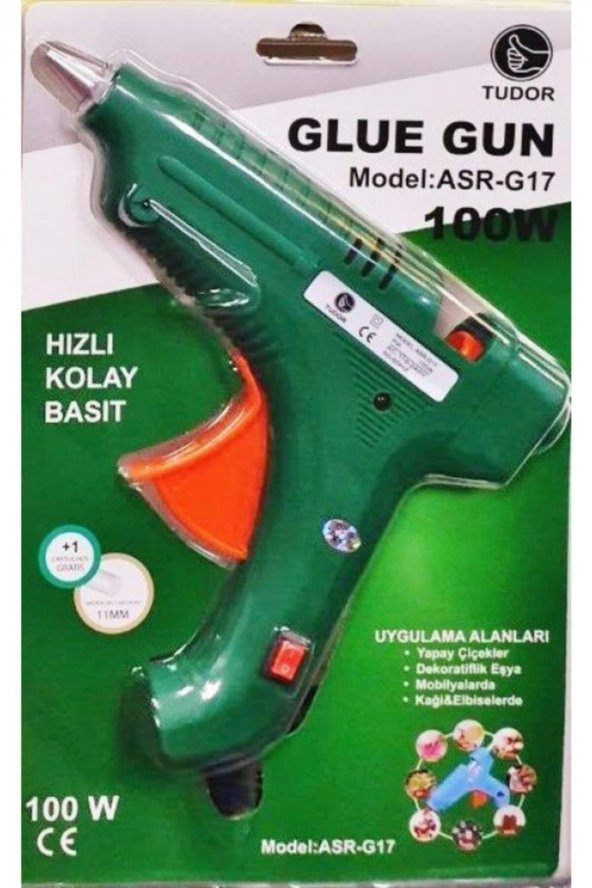 100W Garantili Sıcak Silikon Tabancası Anahtarlı Mum Glue Gun - 5