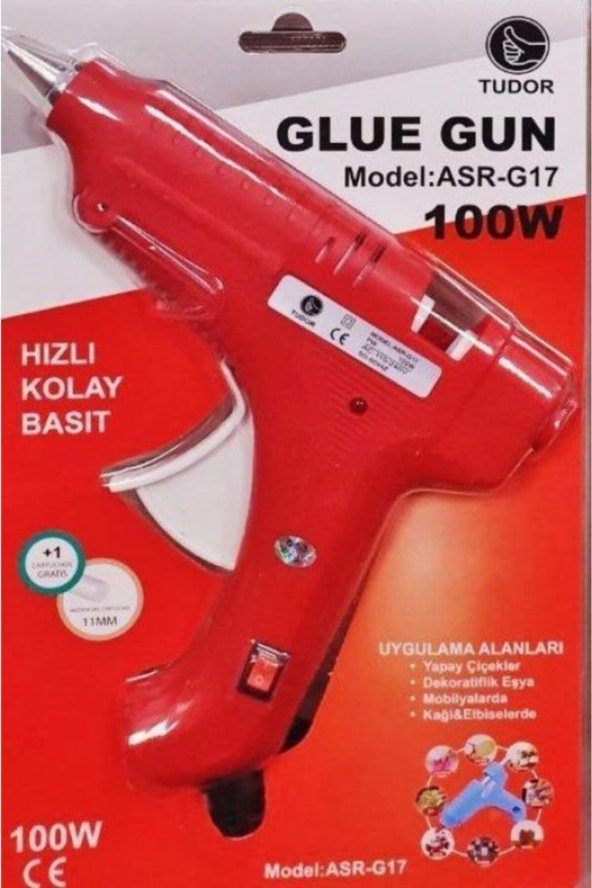 100W Garantili Sıcak Silikon Tabancası Anahtarlı Mum Glue Gun - 6
