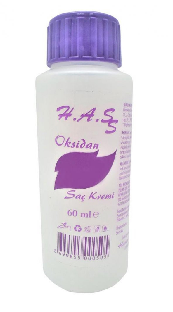 H.A.SS Oksidan 60 Ml. + Lilafix Saç Boyası 60 Ml. Yeşil (2şer Adet) - Resim 3