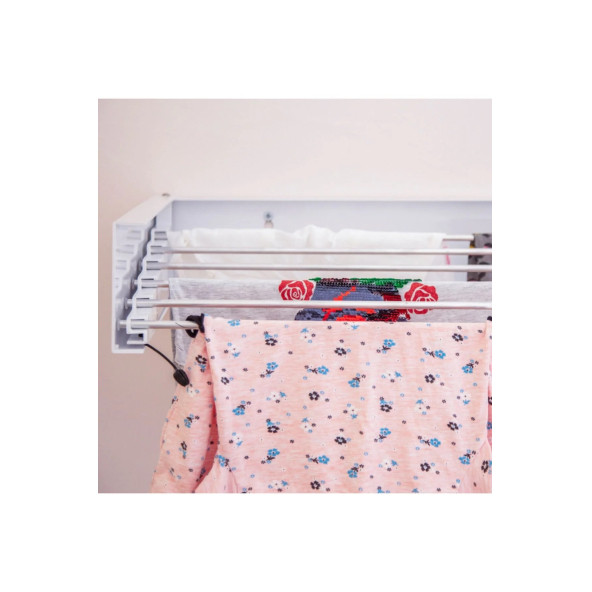Dryertime Duvara Monte Katlanır Çamaşır Kurutma Askısı - 7