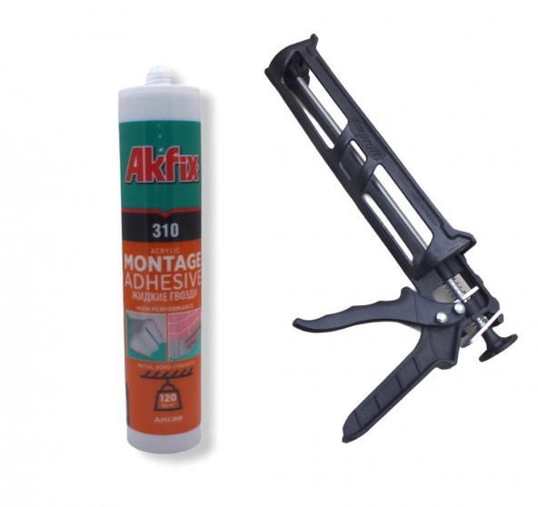 Kartonpiyer & Stropiyer Yapıştırıcı Beyaz 310 Ml Silikon Tabancası