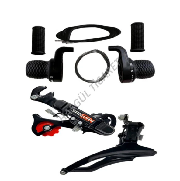 HSGL BİSİKLET NOKTALI GÖSTERGE KOLU ARKA VE ÖN ATTIRICI SET