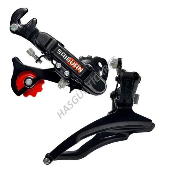 HSGL BİSİKLET NOKTALI GÖSTERGE KOLU ARKA VE ÖN ATTIRICI SET - 3