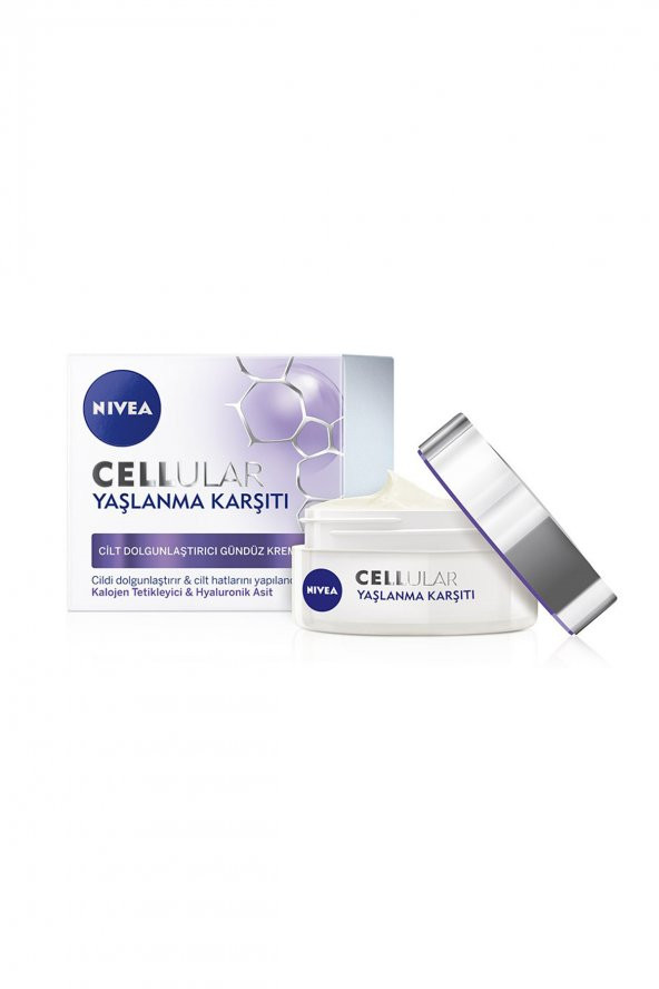 Hyaluron Cellular Fıller + Dolgunlaştırıcı Yaşlanma Karşıtı gündüz Kremi 50 ml - 2