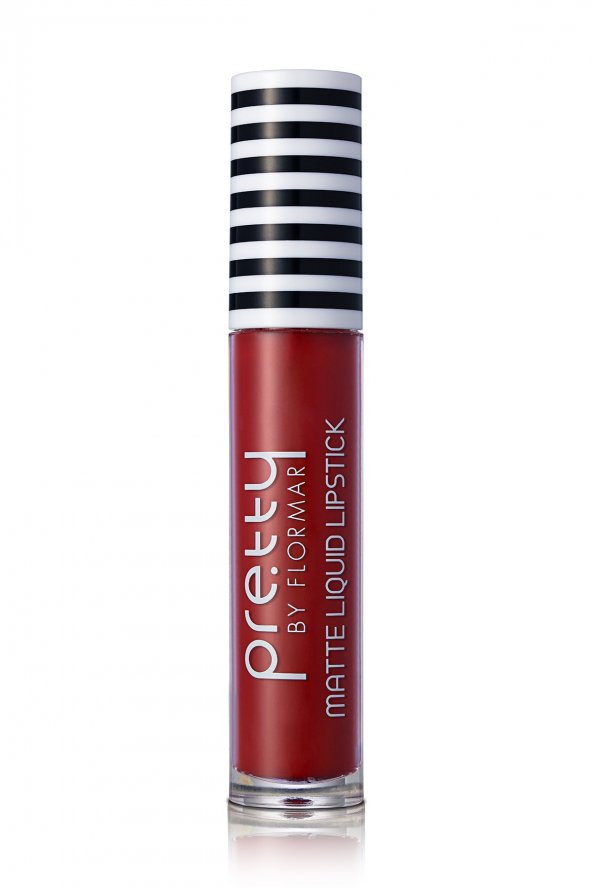 Mat Likit Ruj - Pretty By Flormar Matte Liquid Lipstick 09 Fierce Cherry 8690604462797