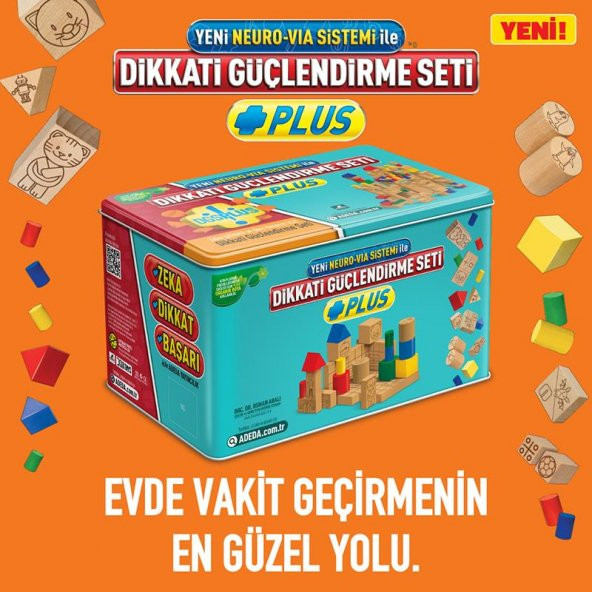 Dikkati Güçlendirme Seti DGS Plus 6 Yaş Metal Kutu - Osman Abalı - 2