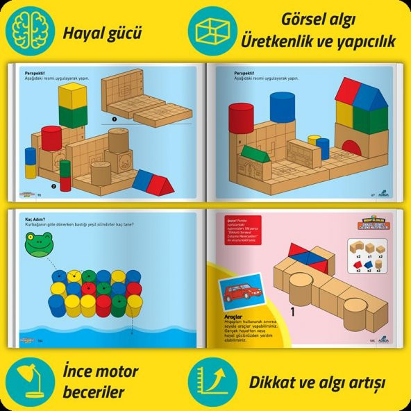 Dikkati Güçlendirme Seti DGS Plus 4 Yaş Metal Kutu - Osman Abalı - Resim 5