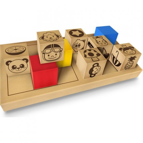 Adeda 3 Boyutlu Dikkatli Puzzle İlk Adım - 2