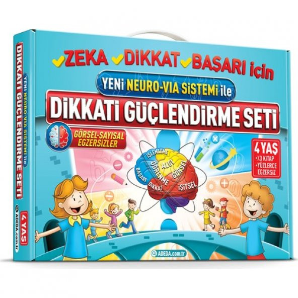 Dikkati Güçlendirme Seti 4 Yaş + Görsel Dikkat Testi - Resim 2