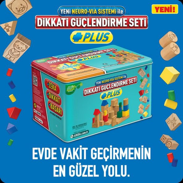 Dikkati Güçlendirme Seti DGS Plus 7 Yaş Metal Kutu - Osman Abalı - Resim 2