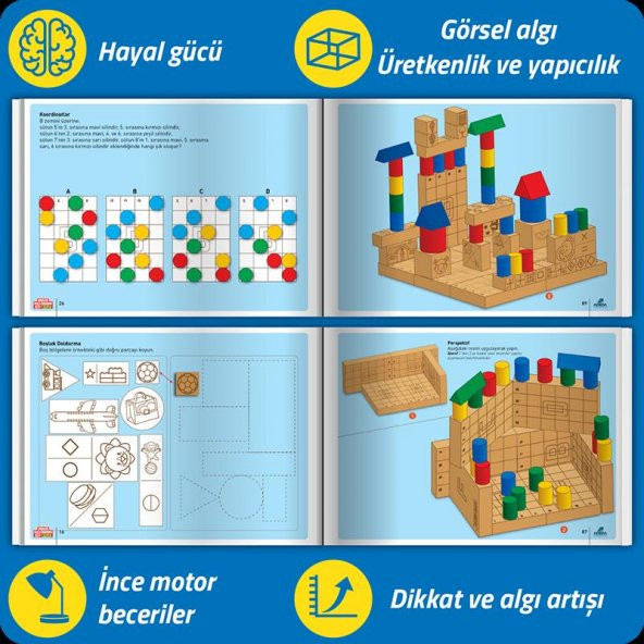 Dikkati Güçlendirme Seti DGS Plus 7 Yaş Metal Kutu - Osman Abalı - Resim 5