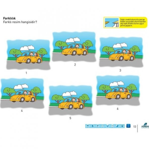 Dikkati Güçlendirme Seti 8 Yaş + Görsel Dikkat Testi - Resim 3