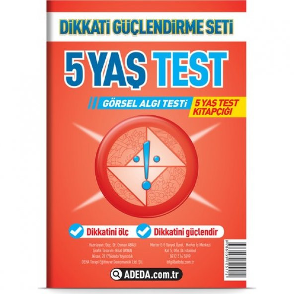 Dikkati Güçlendirme Seti 5 Yaş + Görsel Dikkat Testi - 5