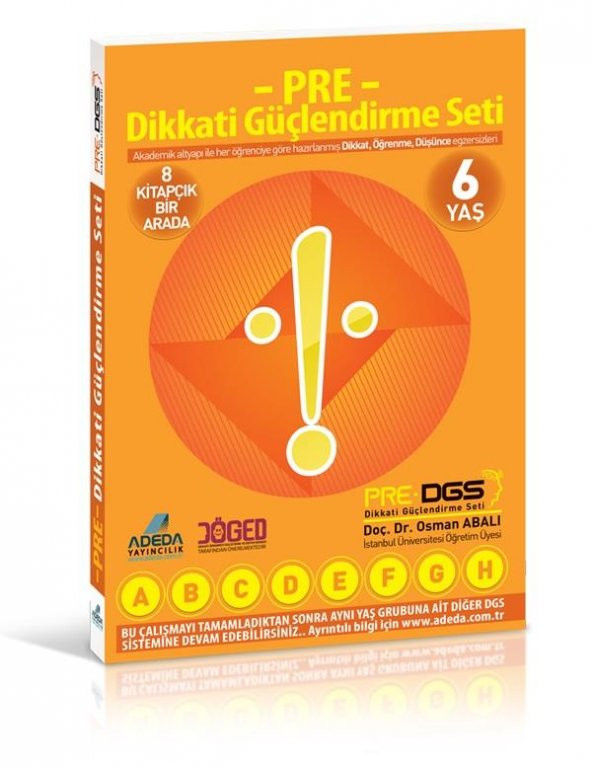 Pre Dikkati Güçlendirme Seti Anasınıfı - 6 Yaş - Osman Abalı