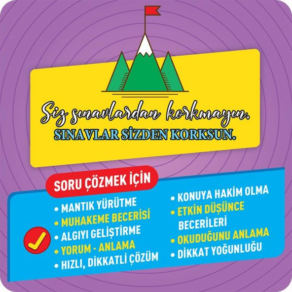 Dikkati Güçlendirme Seti 7. Sınıf - 13 Yaş - Osman Abalı - Resim 3