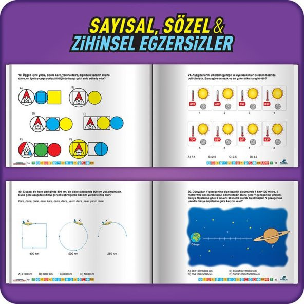 Dikkati Güçlendirme Seti 7. Sınıf - 13 Yaş - Osman Abalı - Resim 4