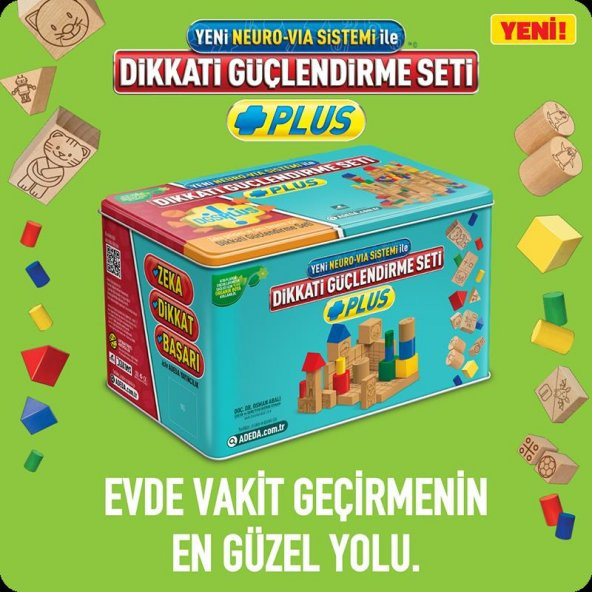 Dikkati Güçlendirme Seti DGS Plus 10 Yaş Metal Kutu - Osman Abalı - 2