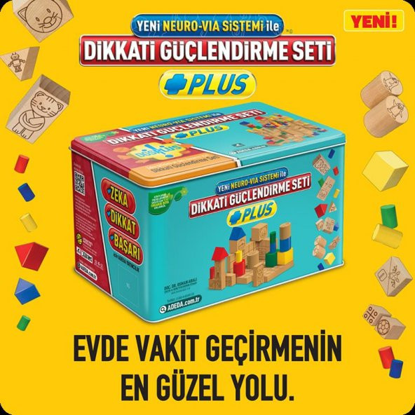 Dikkati Güçlendirme Seti DGS Plus 8 Yaş Metal Kutu - Osman Abalı - 2