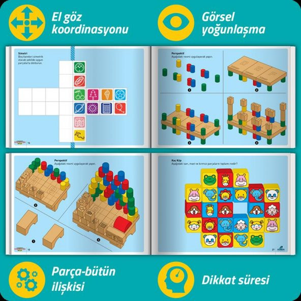 Dikkati Güçlendirme Seti DGS Plus 8 Yaş Metal Kutu - Osman Abalı - 6