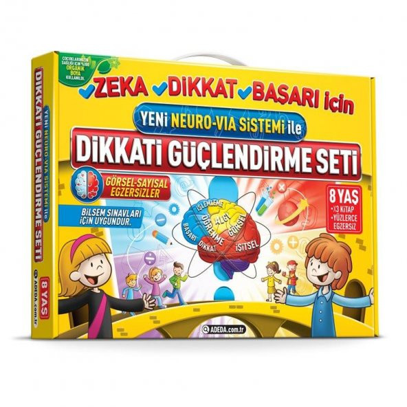 Adeda Dikkati Güçlendirme Seti 8 Yaş + Yazmayı Güçlendirme Seti - 2