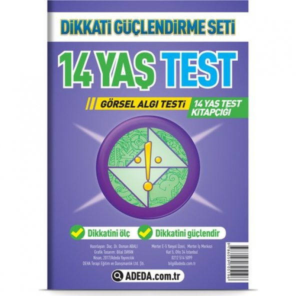 Adeda DGS 14 Yaş Görsel Algı Testi