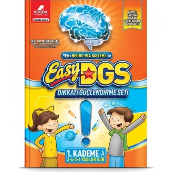 EASY Dikkati Güçlendirme Seti 3-6 yaş A Kitapçığı - Osman Abalı