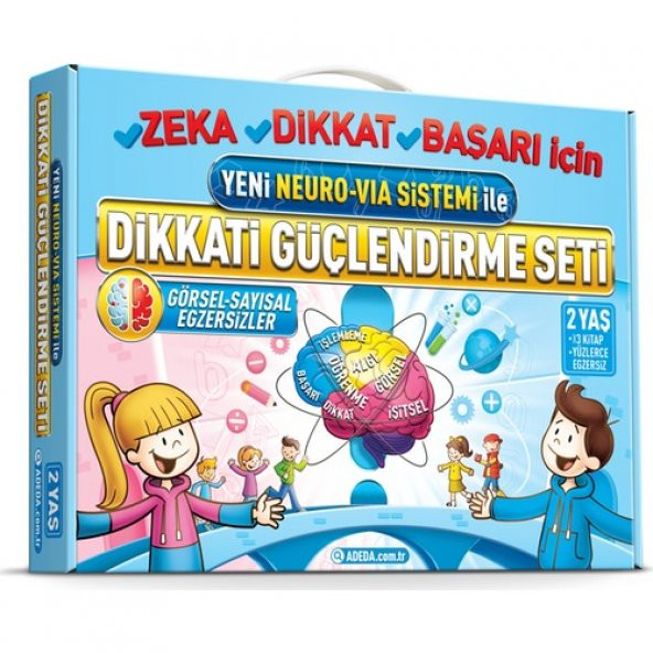 Dikkati Güçlendirme Seti - Anasınıfı 2 Yaş Neuro Via - Osman ABALI