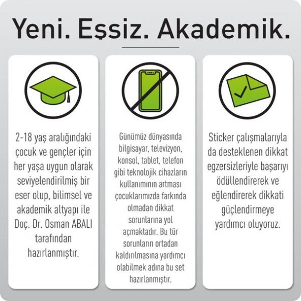 Dikkati Güçlendirme Seti ~ 4. Sınıf - 10 Yaş - Osman Abalı - 6