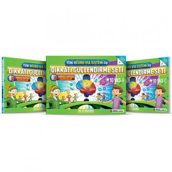 Dikkati Güçlendirme Seti 10 Yaş + Görsel Dikkat Testi - Resim 2