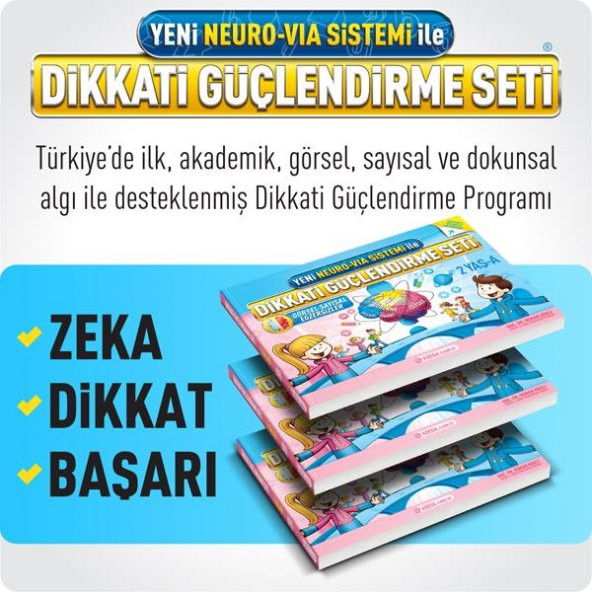 Yeni Neuro Via Sistemi İle Dikkati Güçlendirme Seti-2 Yaş - Osman Abalı - 3