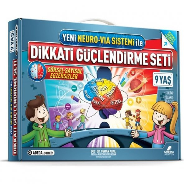 Dikkati Güçlendirme Seti 3. Sınıf - 9 Yaş - Osman Abalı