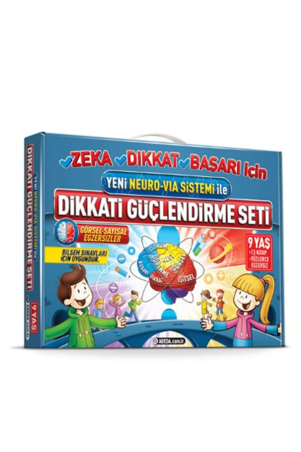 Dikkati Güçlendirme Set 9 Yaş (Yeni Neuro-Via Sistemi İle)