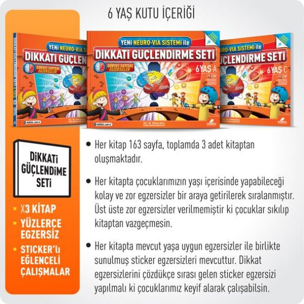 Dikkati Güçlendirme Seti - 6 Yaş - 4