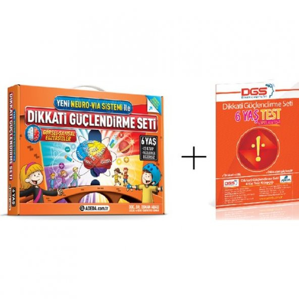 Dikkati Güçlendirme Seti 6 Yaş + Görsel Dikkat Testi