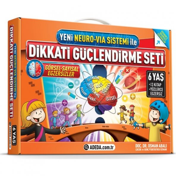 Dikkati Güçlendirme Seti Anasınıfı 6 Yaş - Osman Abalı