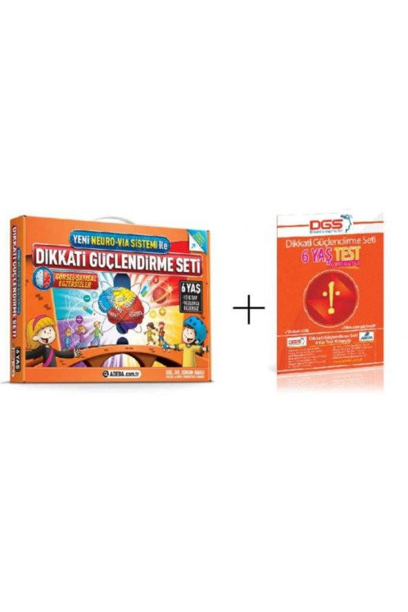 Osman Abalı Adeda Neuro Via Dikkati Güçlendirme Seti 6 Yaş + Görsel Dikkat Testi