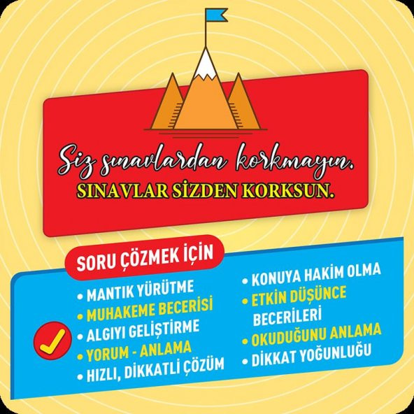 Dikkati Güçlendirme Seti 8. Sınıf - 14 Yaş - Osman Abalı - 3