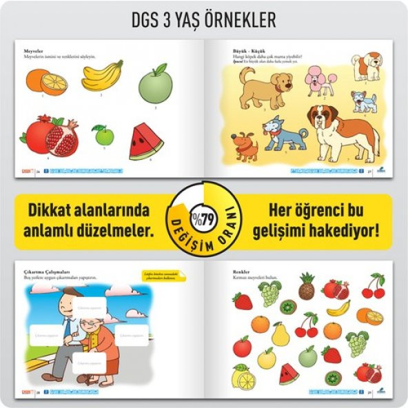 Dikkati Güçlendirme Seti 3 Yaş + Gelişimsel Hikaye Seti - 4
