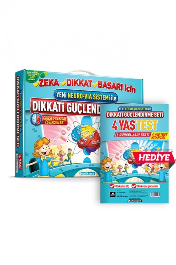 Adeda Neuro Via Dikkati Güçlendirme Seti 4 Yaş ve Testi