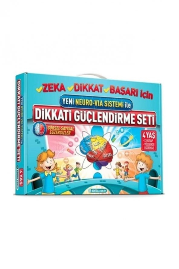 Dikkat Güçlendirme Seti Neuro-Via Sistemi (4 Yaş) - Osman Abalı