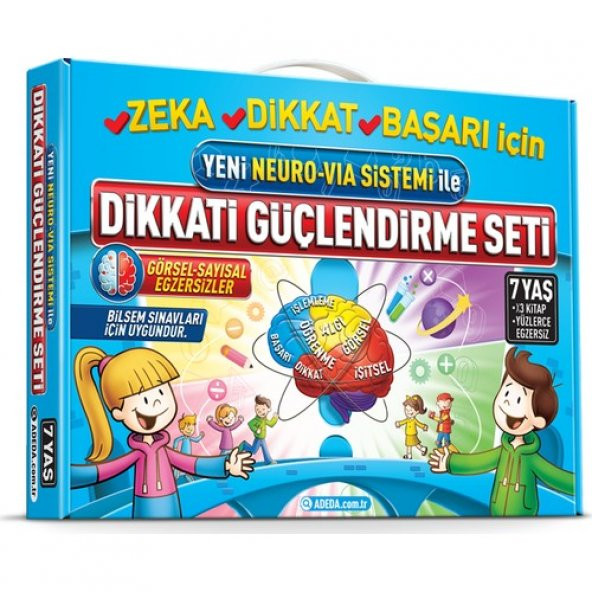Dikkati Güçlendirme Seti 7 Yaş + Görsel Dikkat Testi - Resim 2