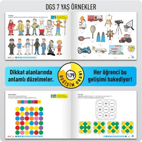 Dikkati Güçlendirme Seti 7 Yaş + Görsel Dikkat Testi - Resim 4