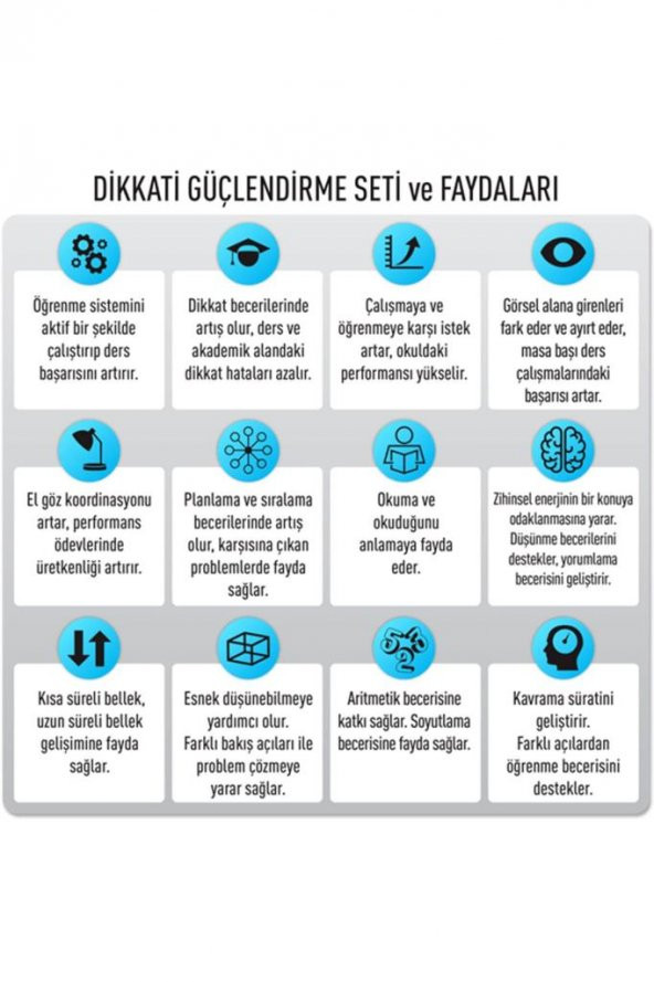 Dikkati Güçlendirme Seti - 1. Sınıf - 7 Yaş - 6