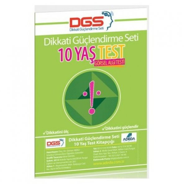 Dikkati Güçlendirme Seti 10 Yaş Test- Osman Abalı