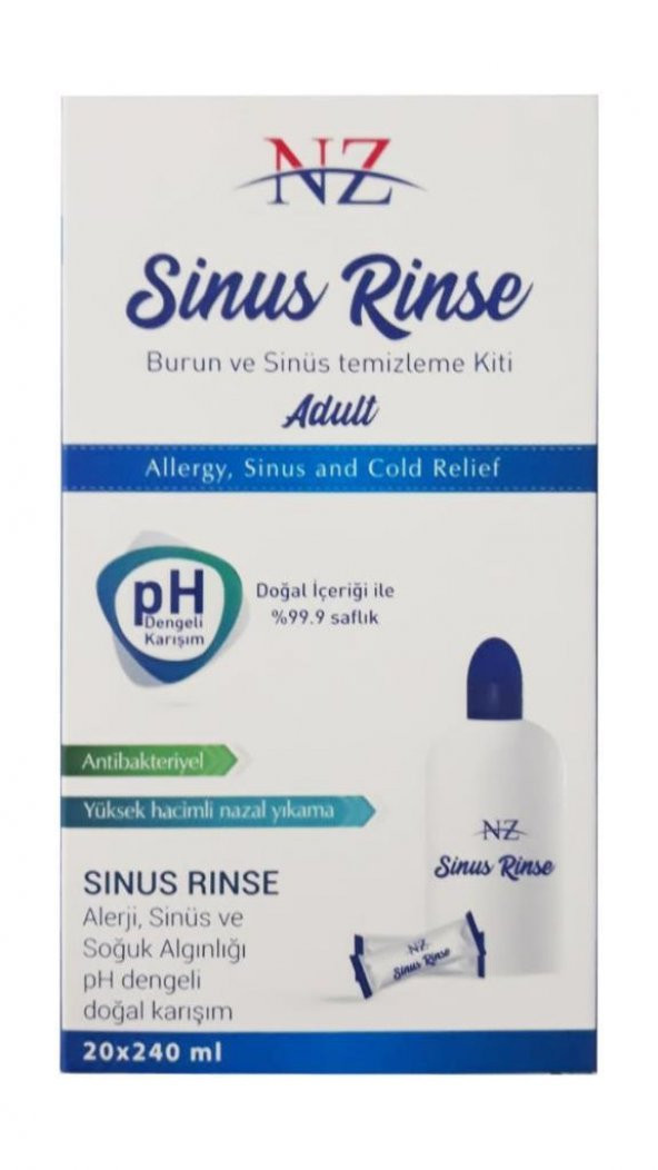 Naz Pharma Sinus Rinse Kit 20 x 240 ml