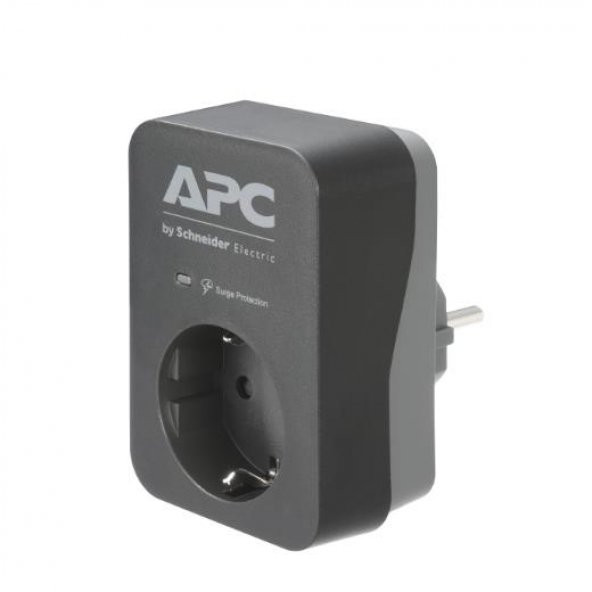 APC Essential SurgeArrest 1 Çıkış Siyah 230 V PME1WB-GR