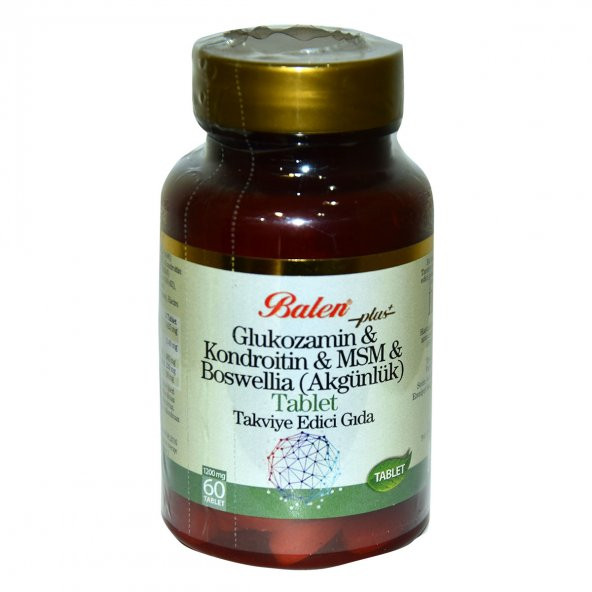 Balen Glukozamin Kondroitin MSM Boswellia 60 Tablet - 4