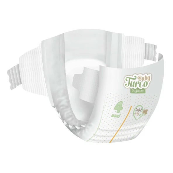 Baby Turco Doğadan 4 Numara Maxi 150 Adet + 3x60 Doğadan Islak Havlu Seti - 2